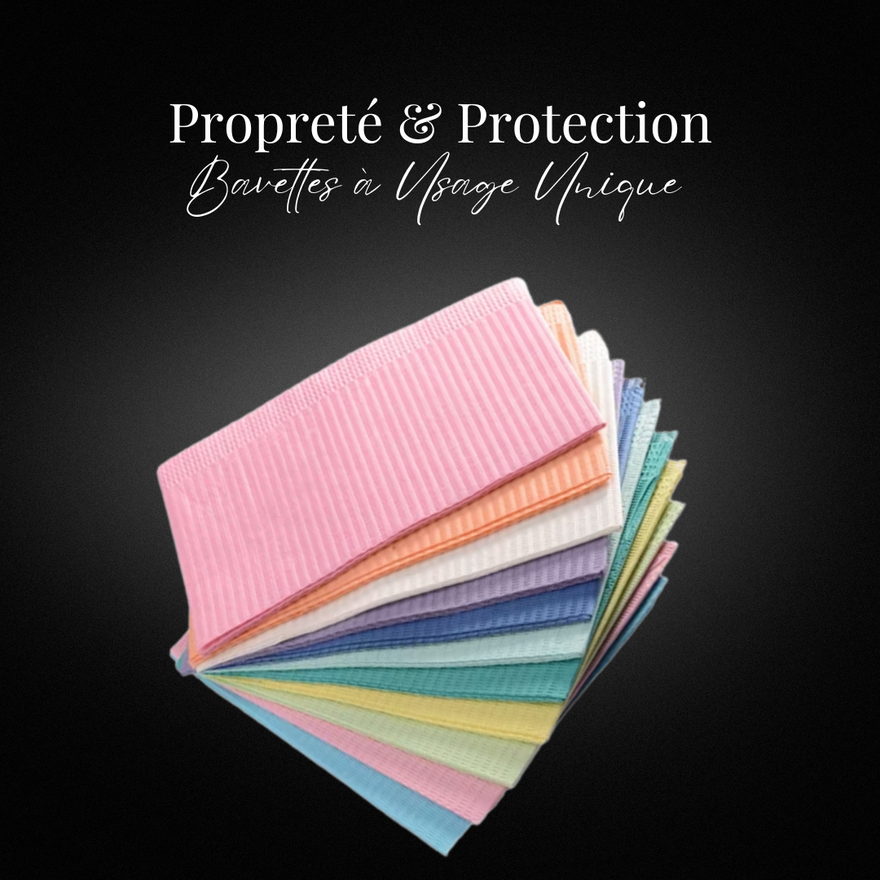 Bavettes Plastifiées Jetables