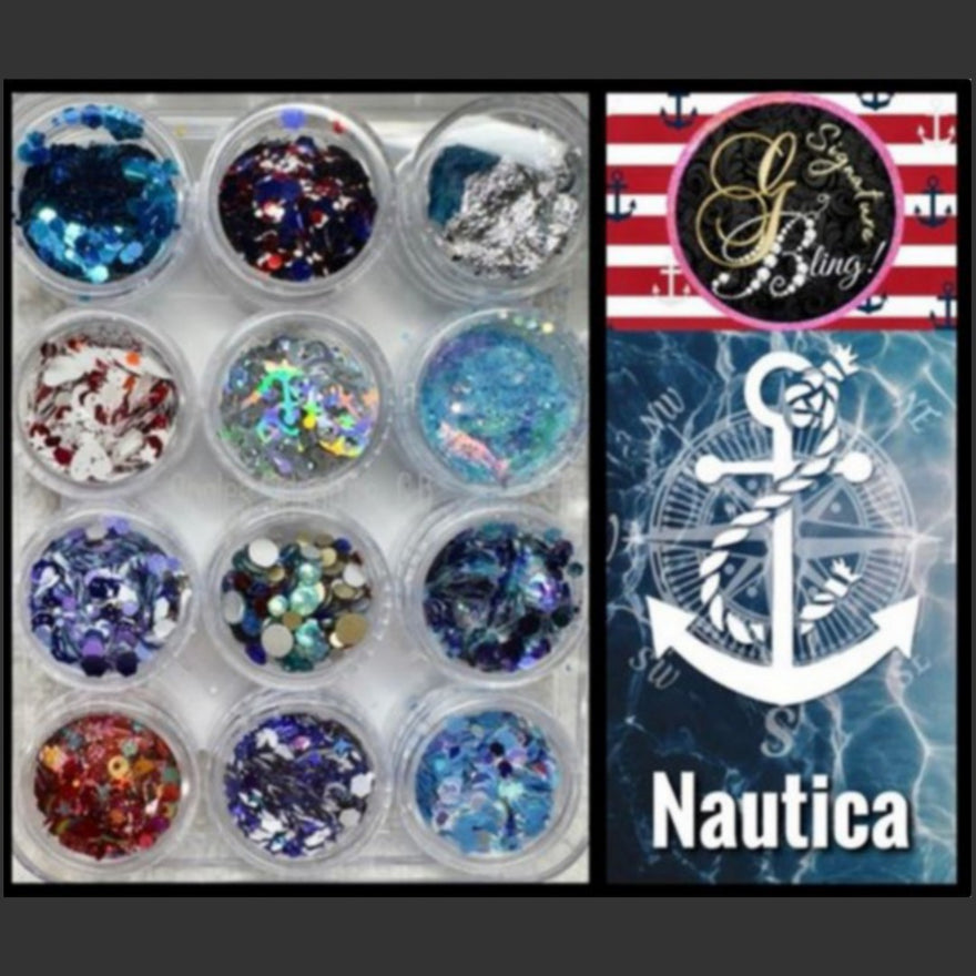 Coffret de paillettes thématique « Nautica »