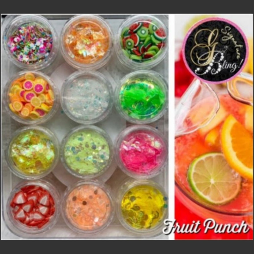 Coffret de paillettes thématique “Fruit Punch”