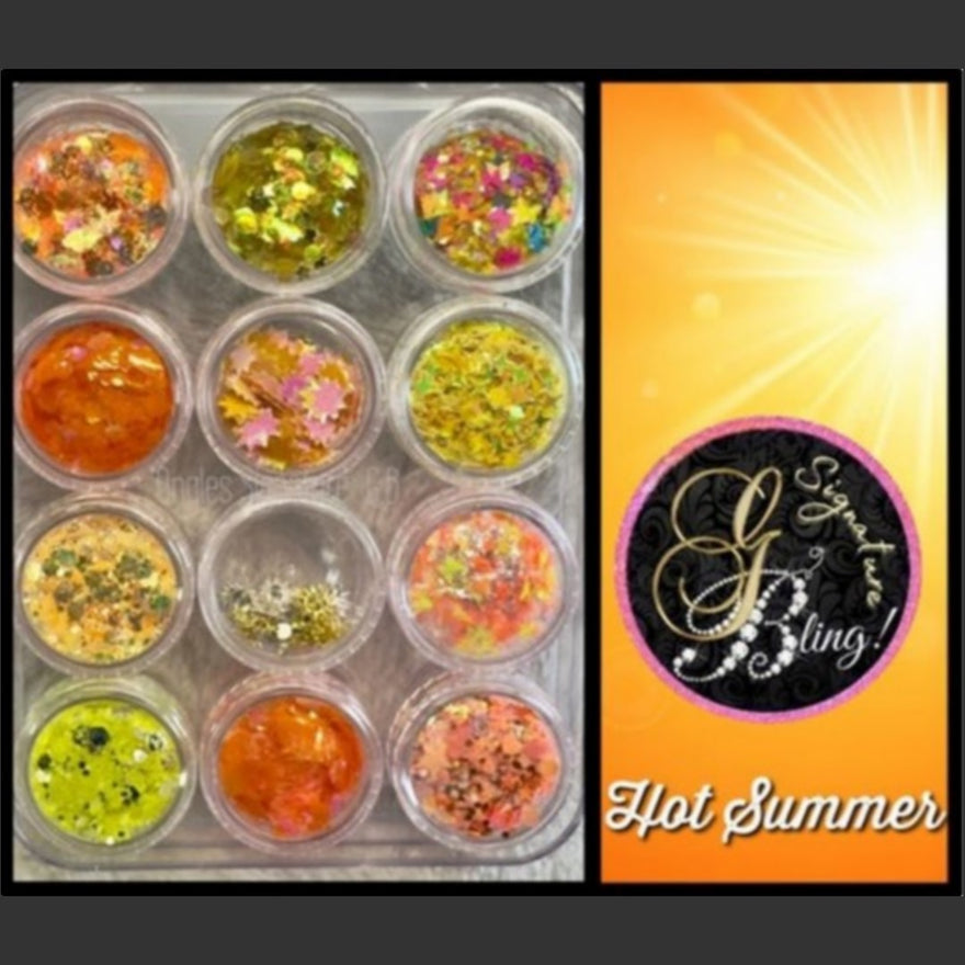 Coffret de paillettes thématique “Hot Summer”