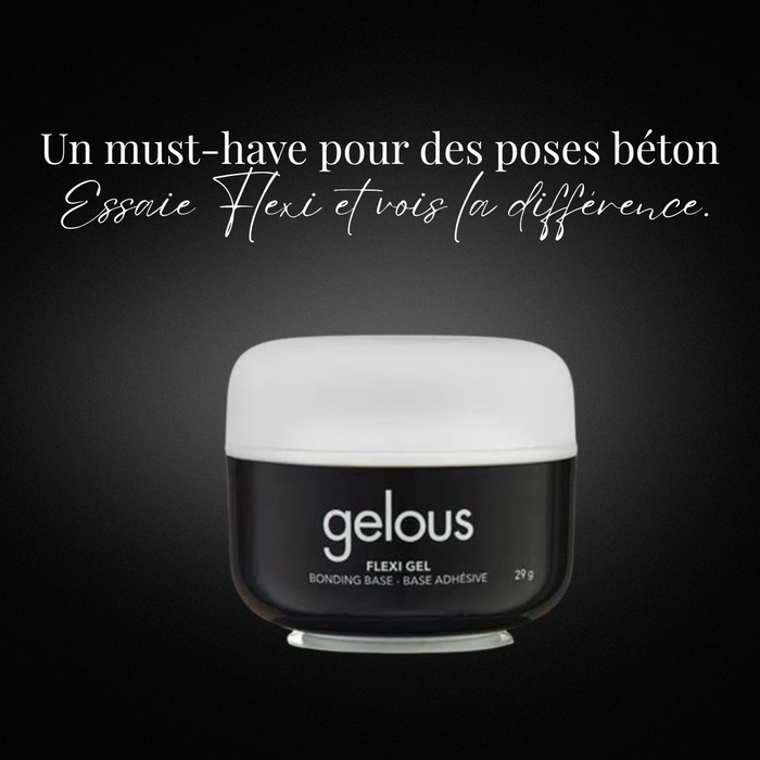Gelous Flexi, Flexi gel, Gel de Base, Velcro, Gel UV, Gel et poudre, Gel poudre, Sculpt et Fix