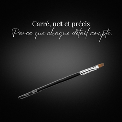 Pinceau Carré #4 , Pinceau Précison, Gelous, Pinceau gel UV, Pinceau Gel, Gel & poudre, Gel et poudre, Gelous
