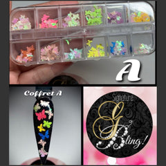 Coffret Spring Fling, GBling, Nail Art, Décoration d'ongles 