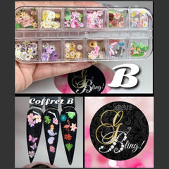 Coffret Spring Fling, GBling, Nail Art, Décoration d'ongles 