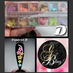 Coffret Spring Fling, GBling, Nail Art, Décoration d'ongles 