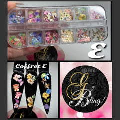 Coffret Spring Fling, GBling, Nail Art, Décoration d'ongles 